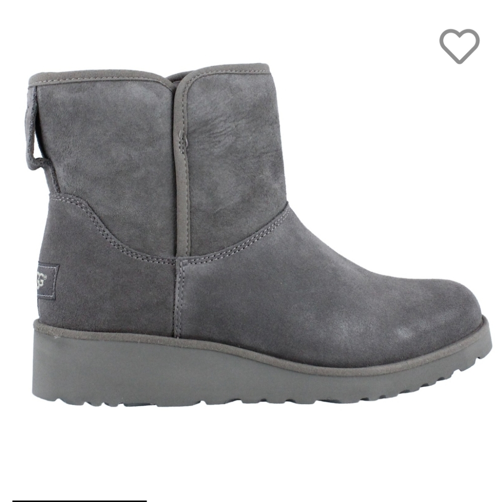 UGG gray suede ankle boots women size 11
